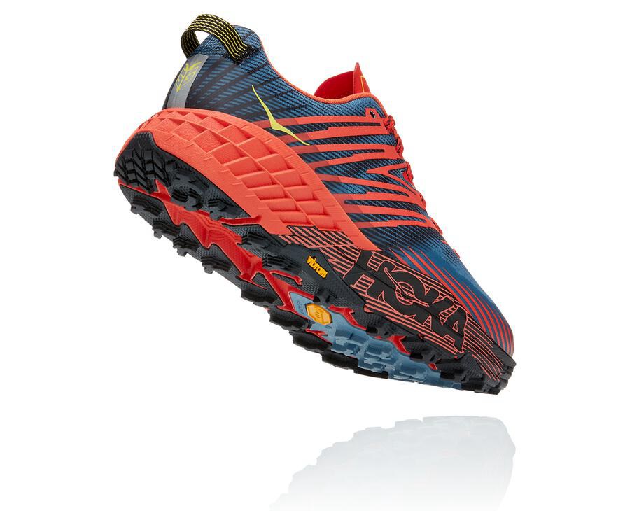 Hoka One One Trail Schoenen Heren - Speedgoat 4 - Rood - KC9635470